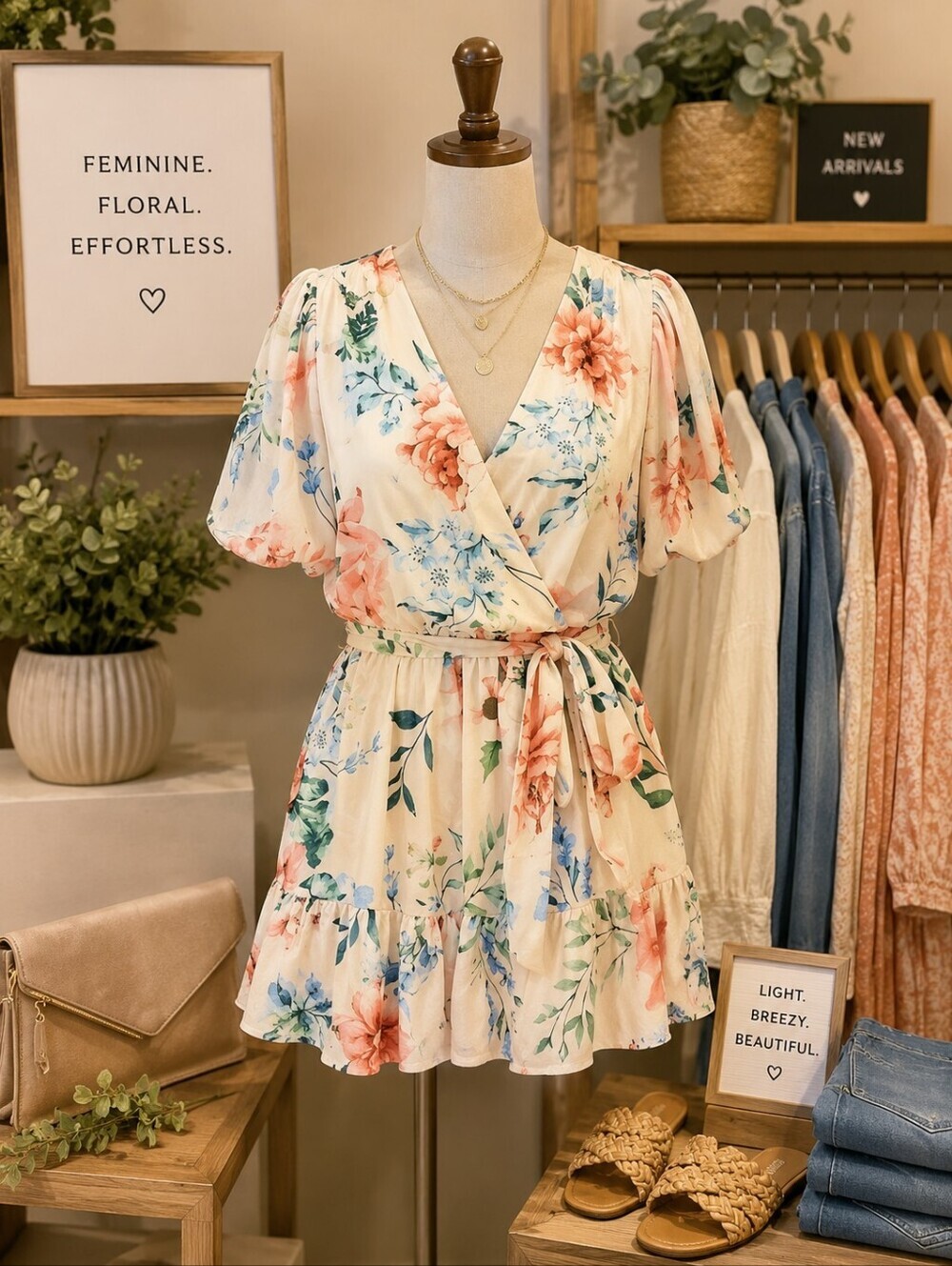 FLYING TOMATO SIZE S FLORALβ SHORT ROMPER FLOUNCE RUFFLE SPEING SUMMER NWT